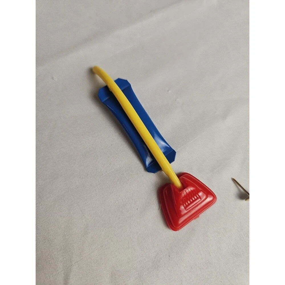 VTG Dollhouse Vacuum Cleaner Colorful Plastic Upright Vacuum Miniature Renwal